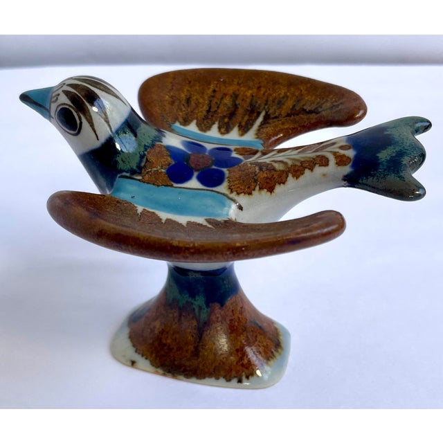 1960s Hand-Painted Mexican Tonala Pottery by Ken Edwards Collection - Set of Six For Sale - Image 11 of 18