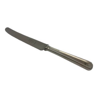 1980s Silver Plated Dinner Knife, Leighton For Sale