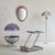 Postmodern French Amethyst Plexiglass Bar Cart, 1970s For Sale - Image 3 of 10