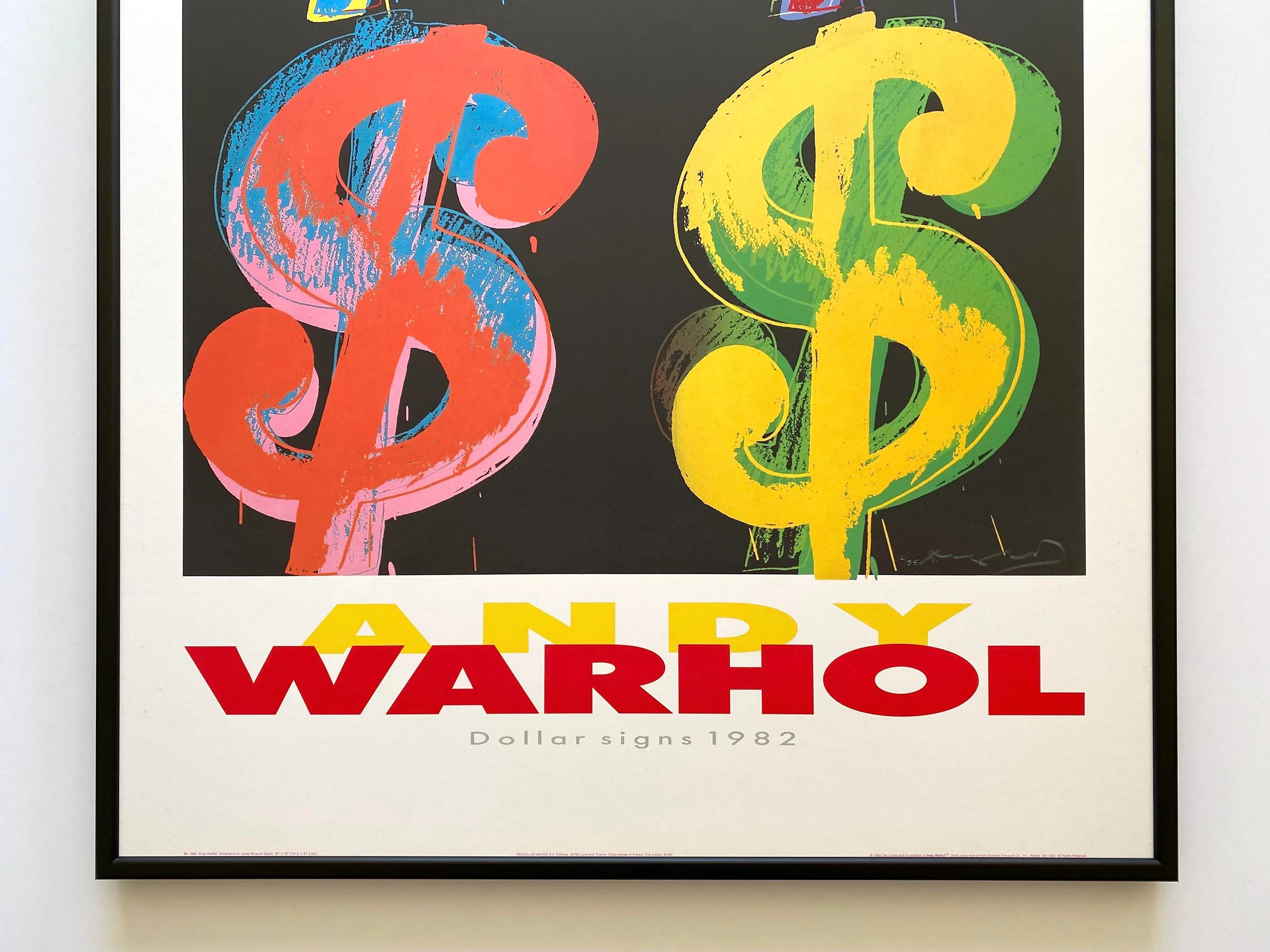 Andy Warhol Estate Vintage 1989 First Edition Lithograph Print