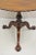 19th Century Antique Georgian Chippendale Pie Crust Mahogany Ball and Claw Tilt Top Table For Sale - Image 4 of 12