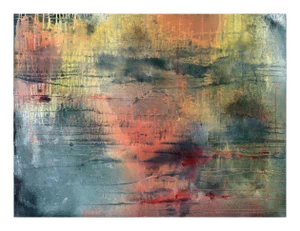 Yari Ostovany "Fragments of Poetry and Silence No. 39", Painting