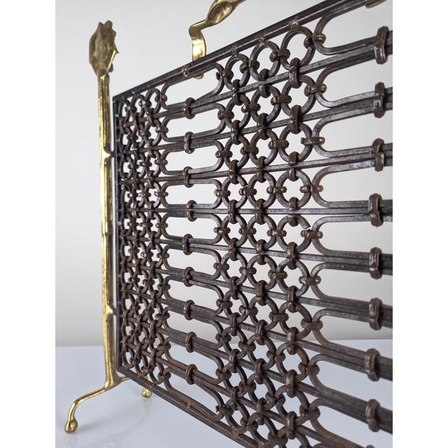 Bronze and Wrought Iron Spark Flask by David Marshall, 1970s For Sale - Image 12 of 16