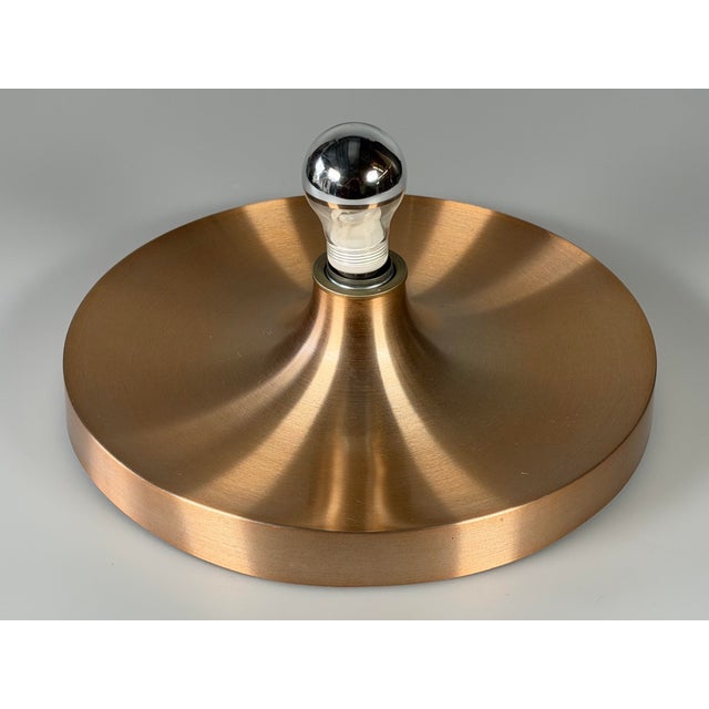 Metal Space Age Aluminum and Metal Disc Wall Lamp from Teka, 1970s For Sale - Image 7 of 18