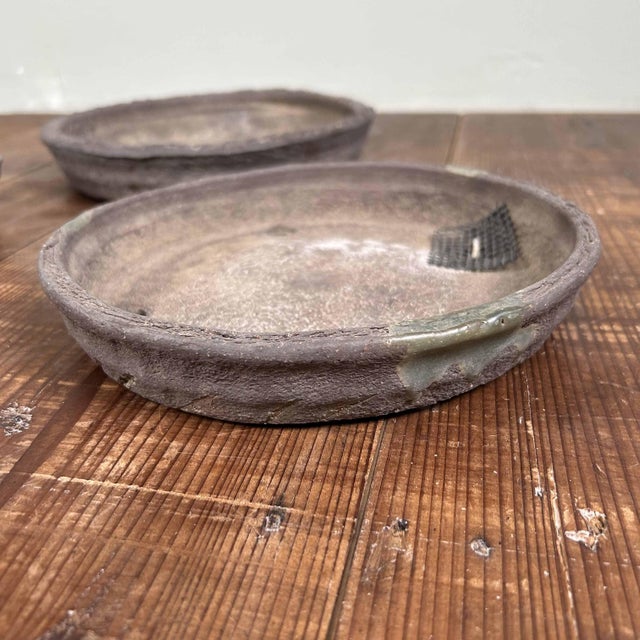 Vintage Round Bonsai Pots, Japan, 1950s, Set of 3 For Sale - Image 15 of 18