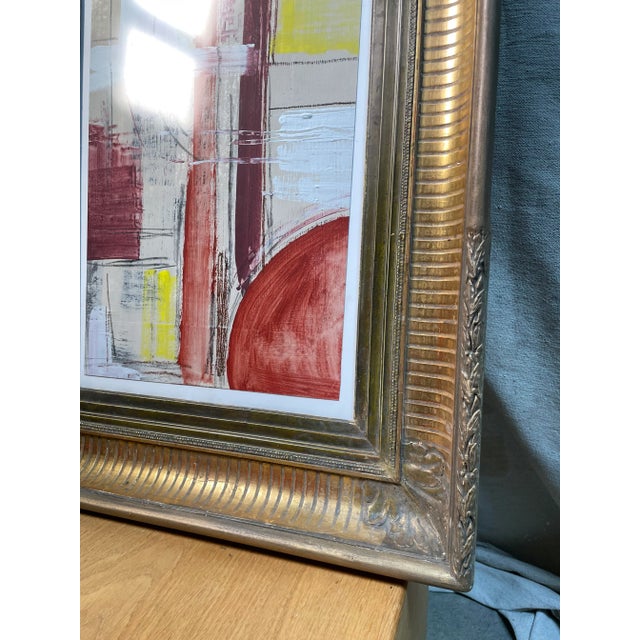 The 18th century French frame is of gold and silver leaf, and restored to bring it to its former glory. The painting...