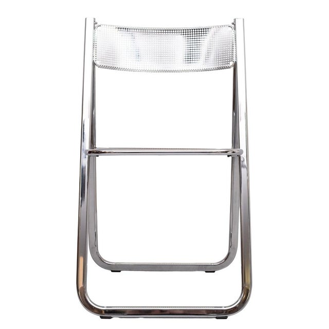Arrben Chrome Folding Chair from Arrben, Italy, 1970s For Sale - Image 4 of 14