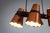 Pendant Lamp in Dark Stained Wood, 1960s For Sale - Image 6 of 12