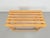 Brown Vintage Scandinavian Minimalist Oak Slat Bench, 1970 For Sale - Image 8 of 9
