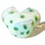Vintage Fratelli Toso Murano Opalescent White Green Aventurine Spots Italian Art Glass Cut Rim Bowl For Sale - Image 10 of 12