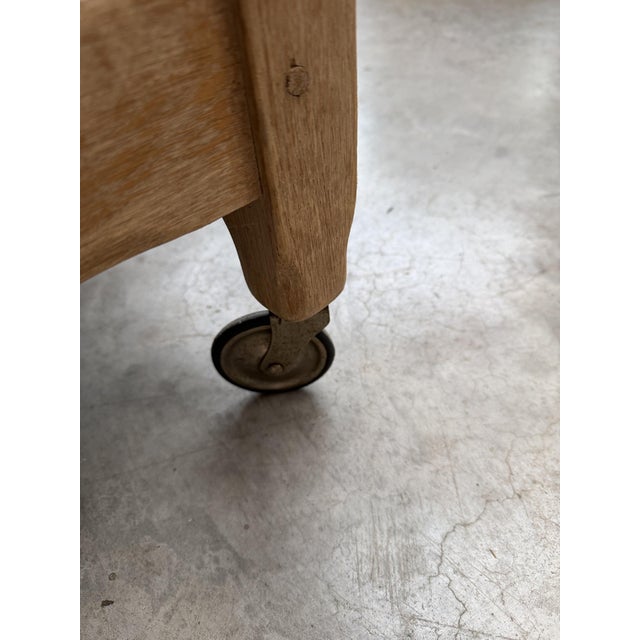 Wood Oak Sideboard from De Coene Frères For Sale - Image 7 of 8