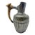 Pewter Pitcher With Antler Handle For Sale