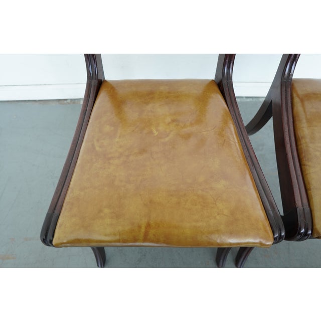 Vintage Regency-Style Side Chairs (Set of 2) For Sale - Image 9 of 18