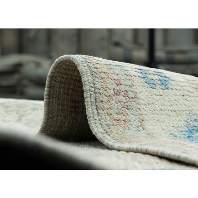 Textile Turkish Oushak Rug 2'10" x 5'5" #17936 For Sale - Image 7 of 8