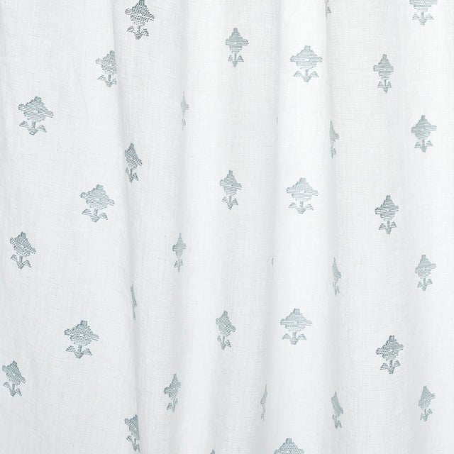 Not Yet Made - Made To Order Sample - Schumacher Rubia Sheer Fabric in Sky For Sale - Image 5 of 5