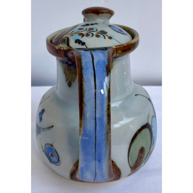 Ceramic 1960s Hand-Painted Mexican Tonala Pottery by Ken Edwards Collection - Set of Six For Sale - Image 7 of 18