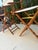 1950s Tortoise/Burnt Bamboo Director's Chairs For Sale - Image 4 of 10