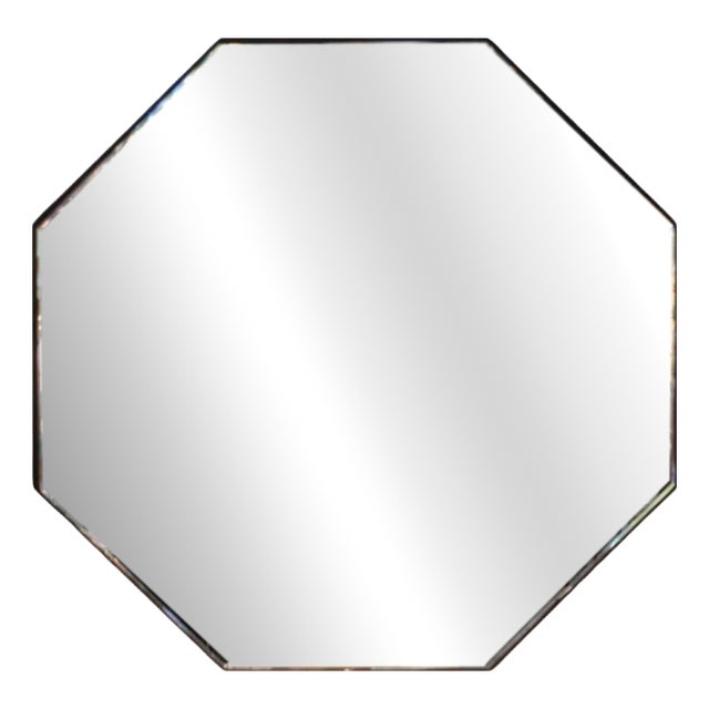 Octagonal Mirror, Denmark, 1950s For Sale