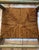 Brown Vintage Primitive Farmhouse Table & Rush Seat Chair Set | Dining or Desk For Sale - Image 8 of 12