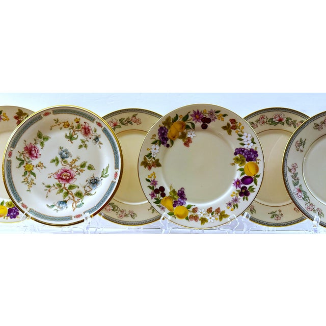 American Lenox Vintage Salad Plates, Made in the u.s.a. - Set of 6 For Sale - Image 3 of 12