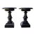 Pair of Large Antique Co-Operative Foundry Figural Cast Iron Garden Urns C1900 For Sale