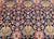 Antique Persian Tabriz Area Rug, Hand-Knotted Wool, All-over Geometric Pattern, Navy & Green, 3x6 For Sale - Image 10 of 13