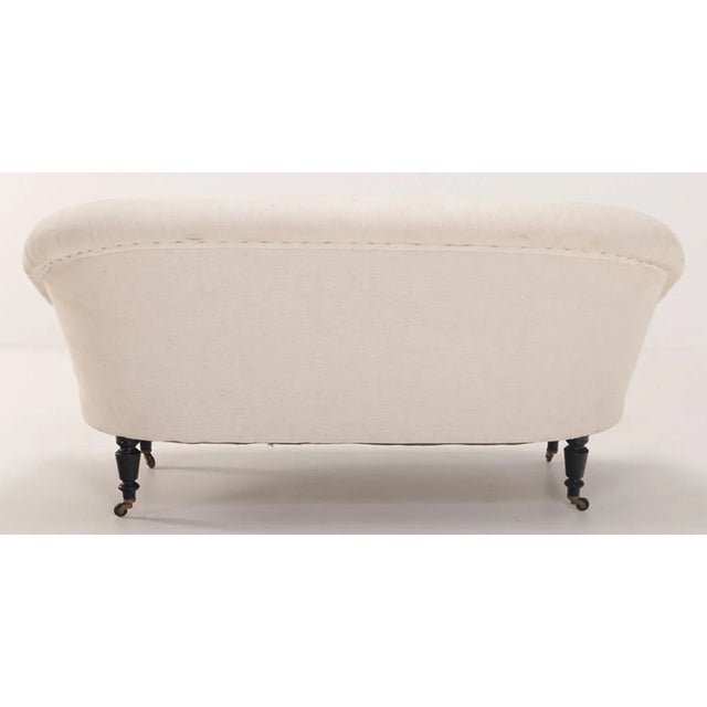 A Pair of French Napoleon III Sofas With Continuous Backs, C. 1860. For Sale - Image 9 of 9