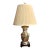 Vintage Porcelain Vase Lamp Titled 'Peacock and Floral Design' by Andrea by Sadek For Sale