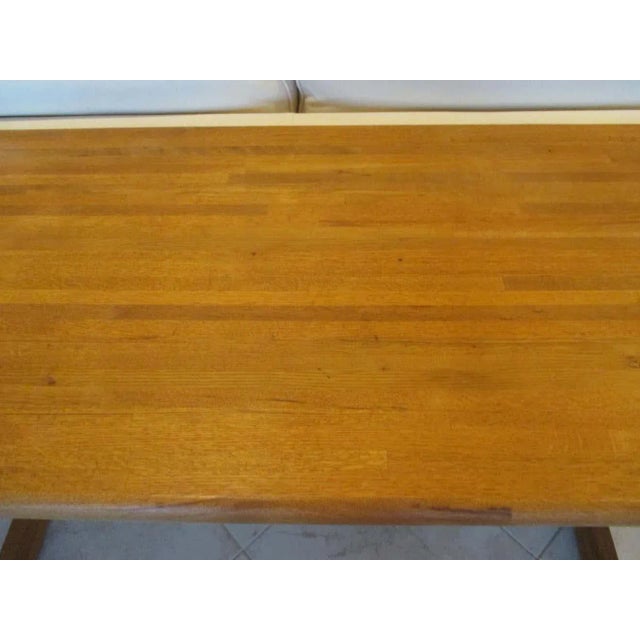 Wood Vintage Butcher Block Console For Sale - Image 7 of 9