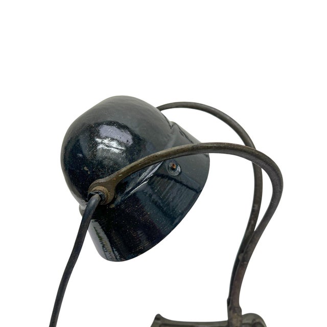 Art Nouveau Industrial German Table Lamp, Reinlicht, 1918 For Sale - Image 5 of 18