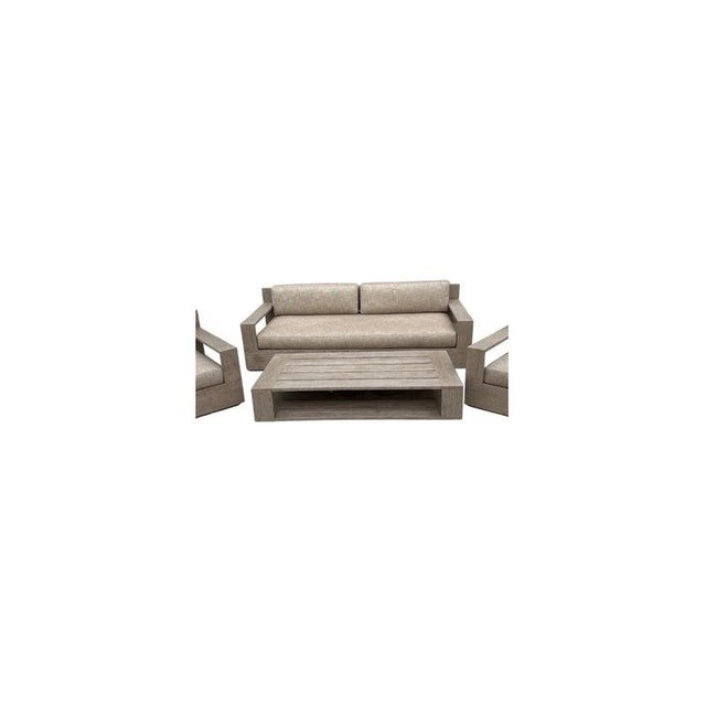 Rh Restoration Hardware Marbella Teak Outdoor Set – Luxe, 4 Pieces For Sale - Image 12 of 16