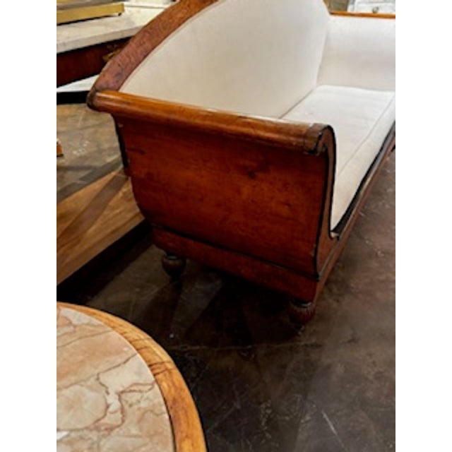 Brown 19th Century German Biedermeier Settee For Sale - Image 8 of 8