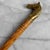 1970s Vintage Traditional Equestrian Brass & Oak Horse Head Shoe Horn - 17" For Sale - Image 5 of 10