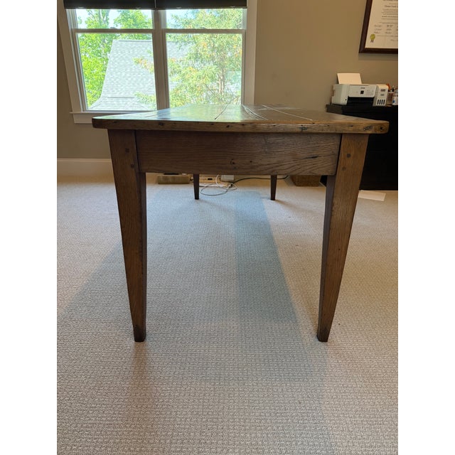 French Provincial French Provincial Farmhouse Table For Sale - Image 3 of 7