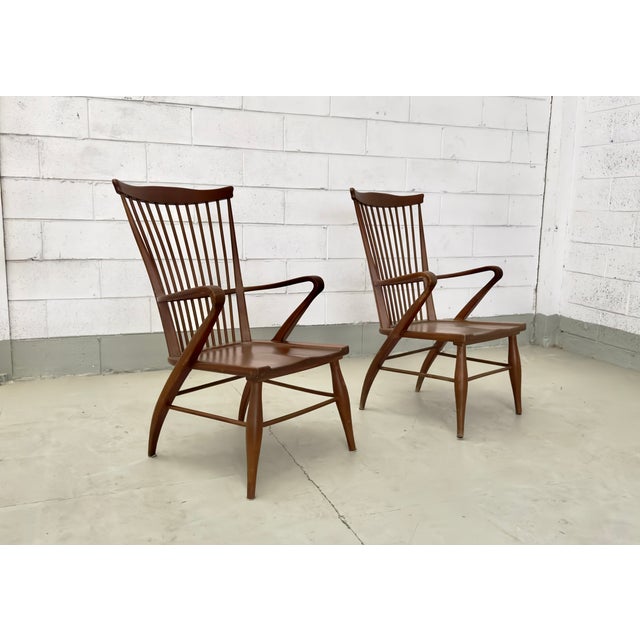 Vintage Chairs by Maurizio Tempestini, 1950s, Set of 2 For Sale - Image 6 of 7
