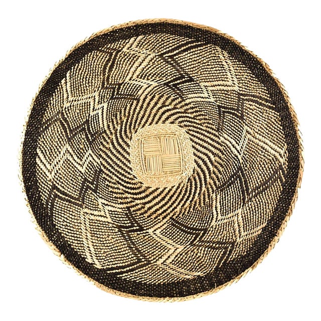 Early 20th Century Tonga Binga Basket 22 Inch For Sale