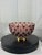 Faberge Court Collection Ruby Red Overlay Crystal Bowl, Presentation Box and Certificate of Authentication For Sale - Image 4 of 9