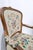 Wood Queen Anne Victorian Carved Walnut Armchair with Floral Upholstery, 1920s For Sale - Image 7 of 10