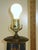 Late 19th Century Table Lamp French Maiden River Bristol Glass Vase Hand Painted Enameled Brass For Sale - Image 10 of 15