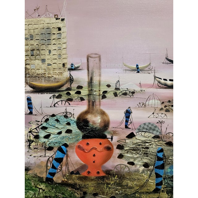 Jean Calogero - Surreal Landscape in Venice - Oil Painting For Sale In Los Angeles - Image 6 of 9