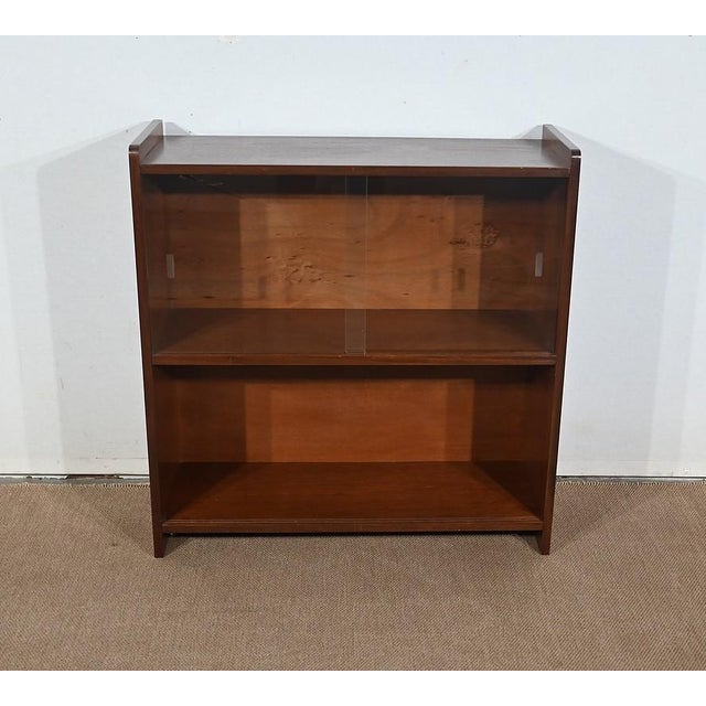 Glass Bookcase by D. Rozaffy, 1960s For Sale - Image 14 of 14