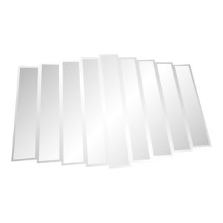 1980s Art Deco Beveled 9-Panel Mirror For Sale