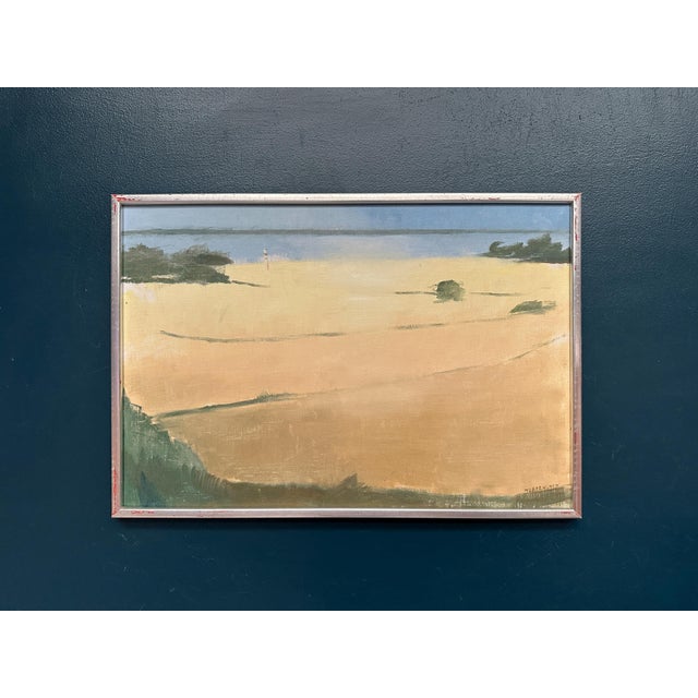 Rolf Nordengren, Västra Piren, Hven, 1980, Oil on Canvas, Framed For Sale - Image 12 of 14
