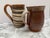 Vintage Handmade Raku Pottery Large Coffee Mugs, Set of Two For Sale In Sacramento - Image 6 of 12