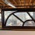 Vintage Large Solid Mahogany and Beveled Glass Door Transom Window For Sale In Denver - Image 6 of 7