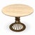 Organic Modern Kreiss Travertine & Gilt Iron Dunbar Inspired Wheat Sheaf Center Table For Sale - Image 11 of 11