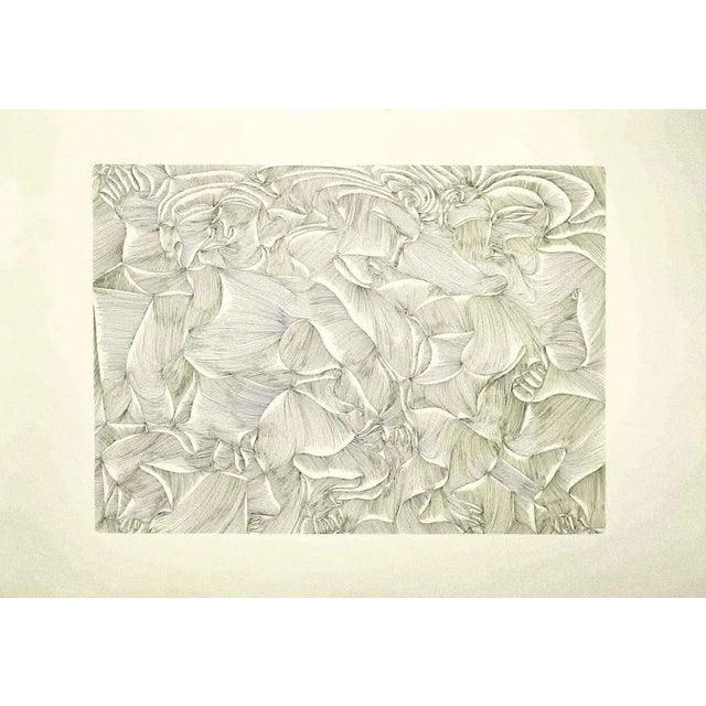 Fritz Baumgartner, Composition, Lithograph, 1970s For Sale