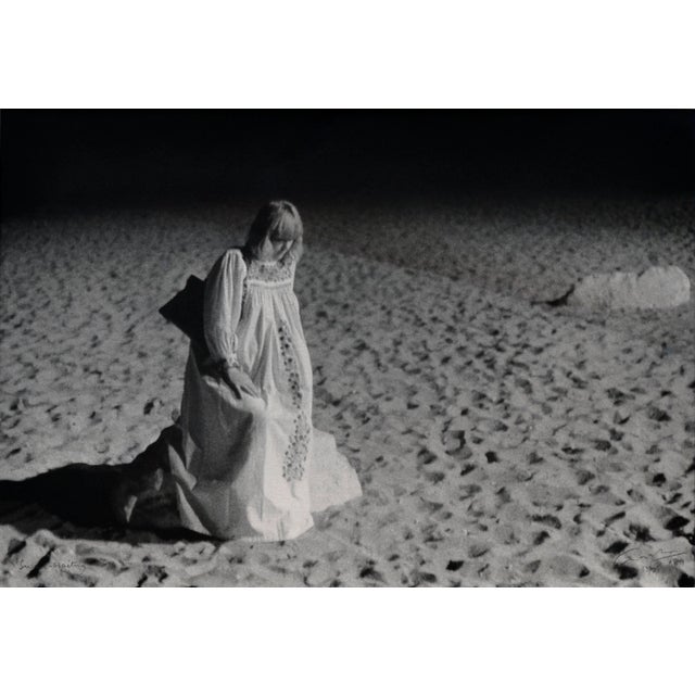 Black and white photograph done as a fine art digital limited edition print or "giclee" (Nash Editions) by singer,...
