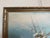 Textile Late 20th Century Listed Artist Hewett Jackson Original Oil Painting | Tall Ship Seascape | Framed For Sale - Image 7 of 14
