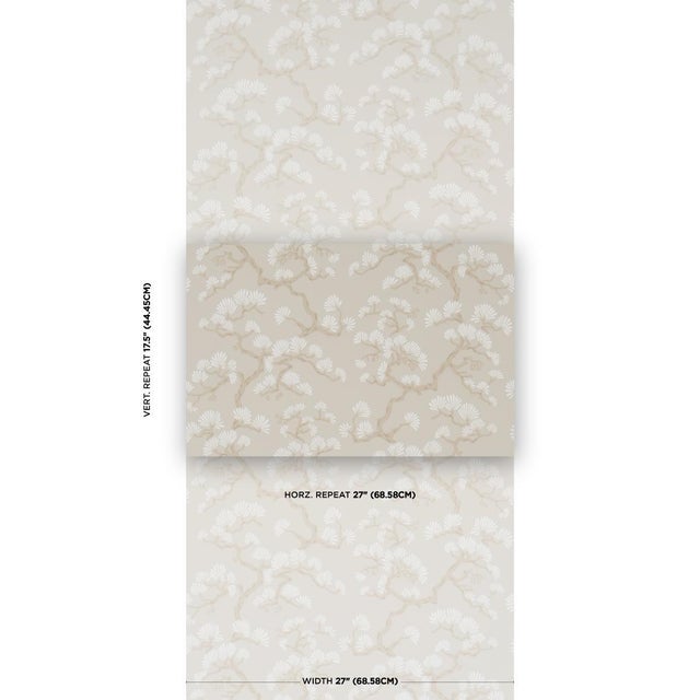 Stylized flowering trees grace Hinata, a modern homage to traditional Japanese design thats screen-printed by hand. This...